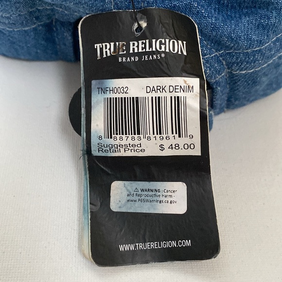 True Religion dark denim cap - Picture 14 of 16